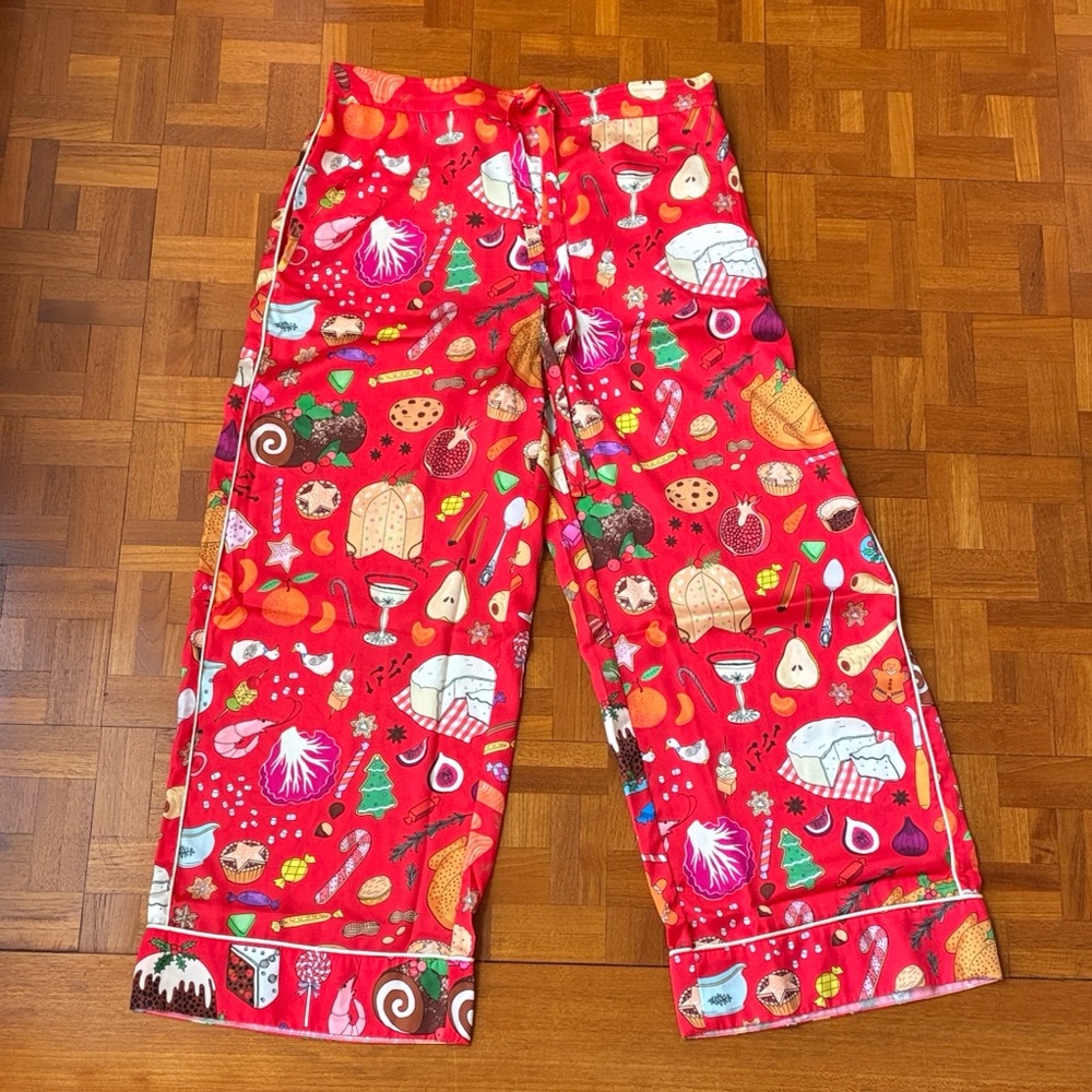 New Karen Mabon Holiday Feast PJ set (size medium) - Picture 6 of 9